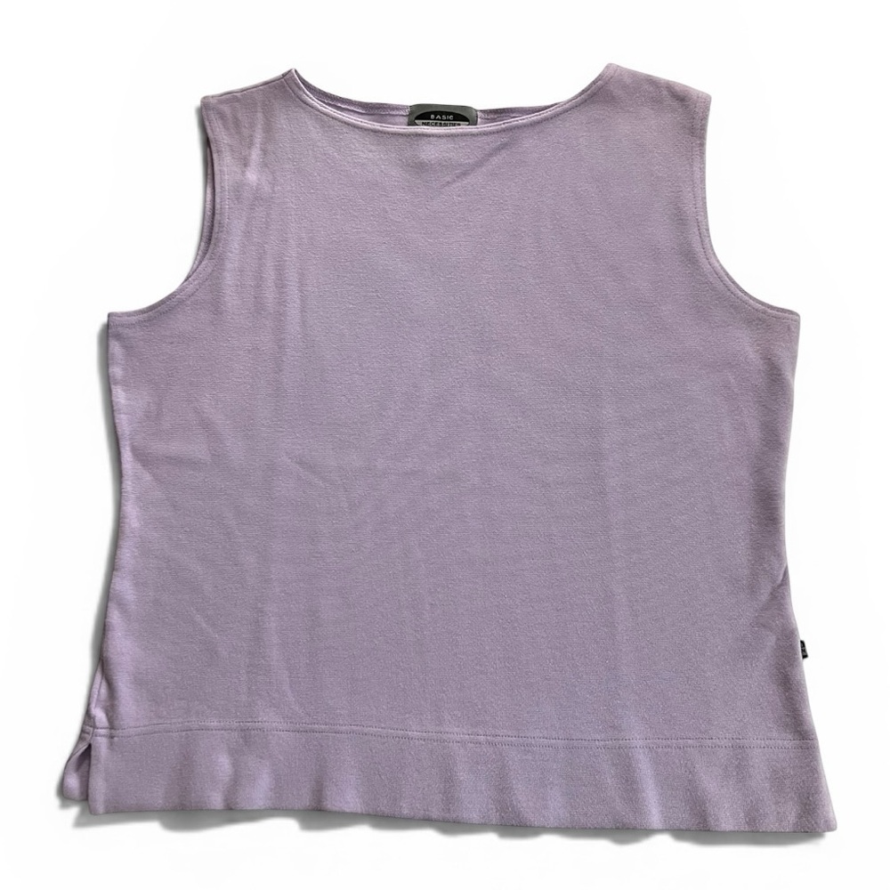 Basic Necessities Lavender Sleeveless Women's Top - XL - Picture 2 of 7